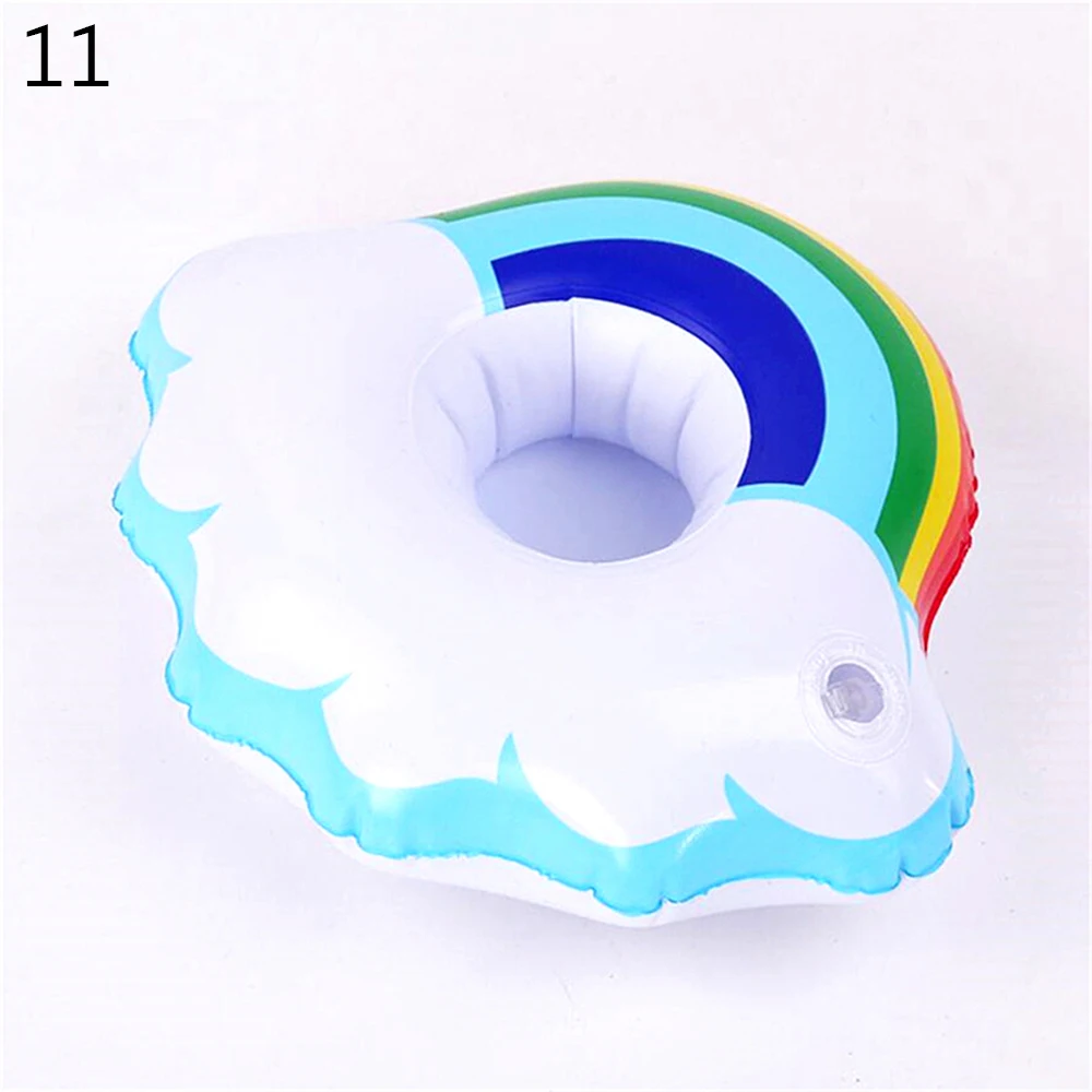 

1Pcs Kids Toys Bar Coasters Party Decoration Inflatable Drink Holders Inflatable Cup Coasters Drink Floats Swimming Pool Float