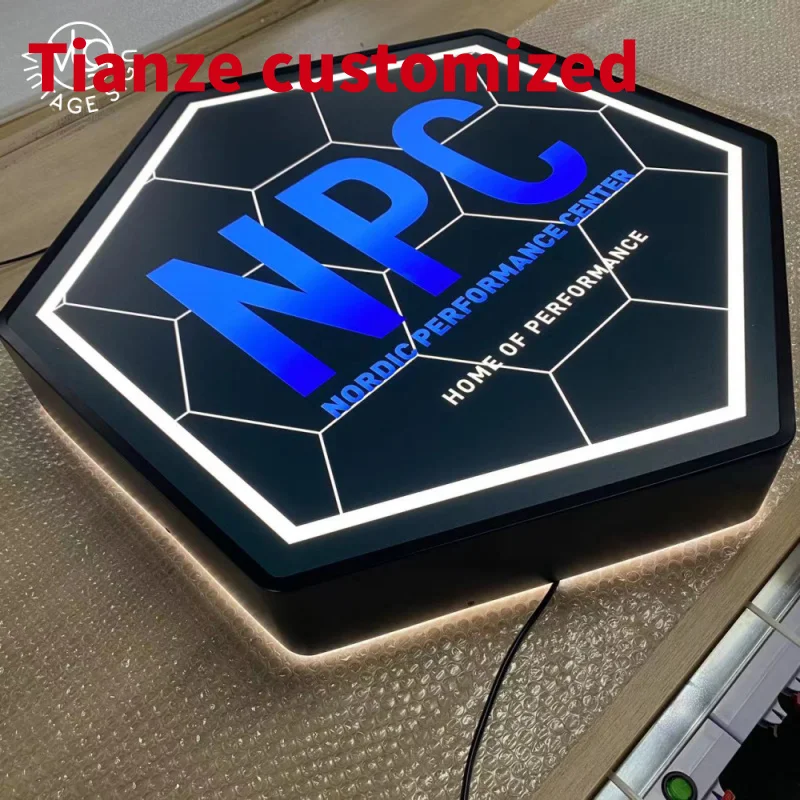 (customized)Waterproof LED Channel Illuminated light box sign Shop Acrylic Illuminated Sign Aluminium Profile Light Box With Hig