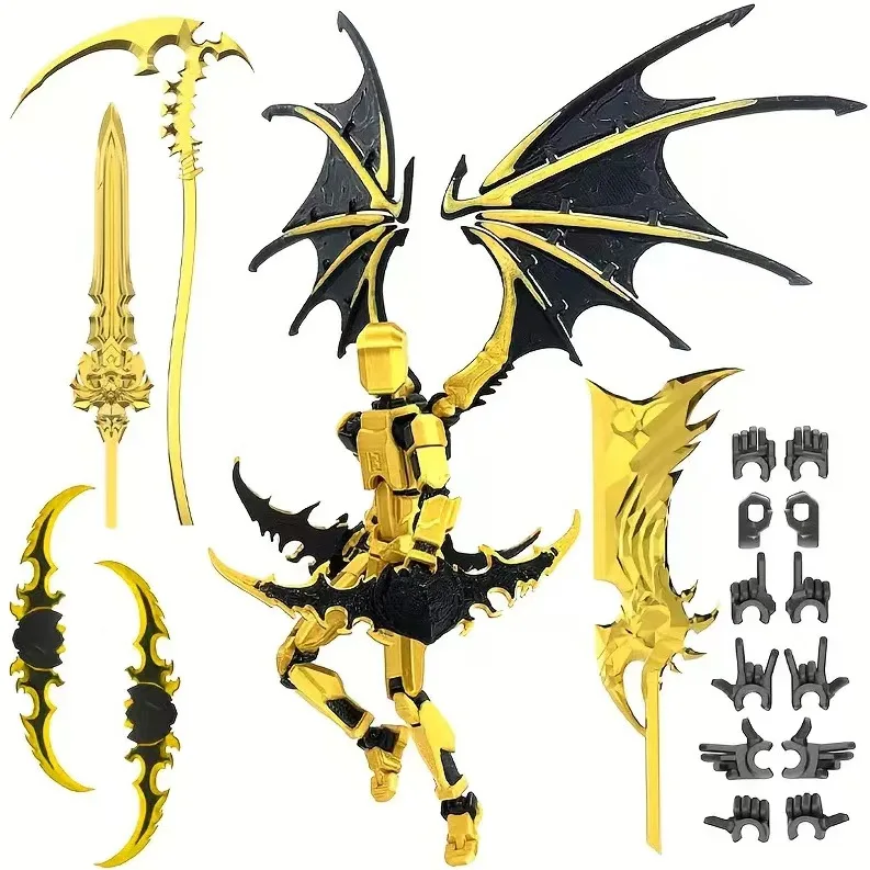 T13 Action Figure Titan Multi-Jointed Movable Shapeshift Robot T13 Action Mannequin Character Desktop Decoration Gifts