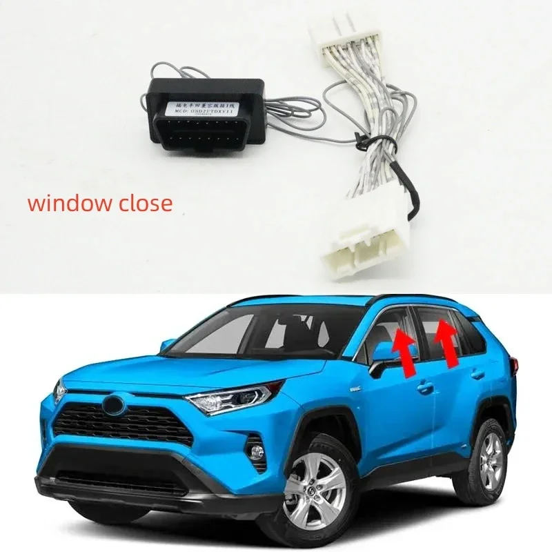 LHD For Toyota RAV4 5th XA50 2019 2020 2021 Auto Window Lift Closer Opening +Speed Lock Unlock+Side Mirror Folding Unfold Module