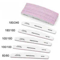 Nail File 100 To 240 Professional Tools Emery for Manicure Lime 240 Sandpaper Gel Polishing Files for Nails Buffers Set Polisher
