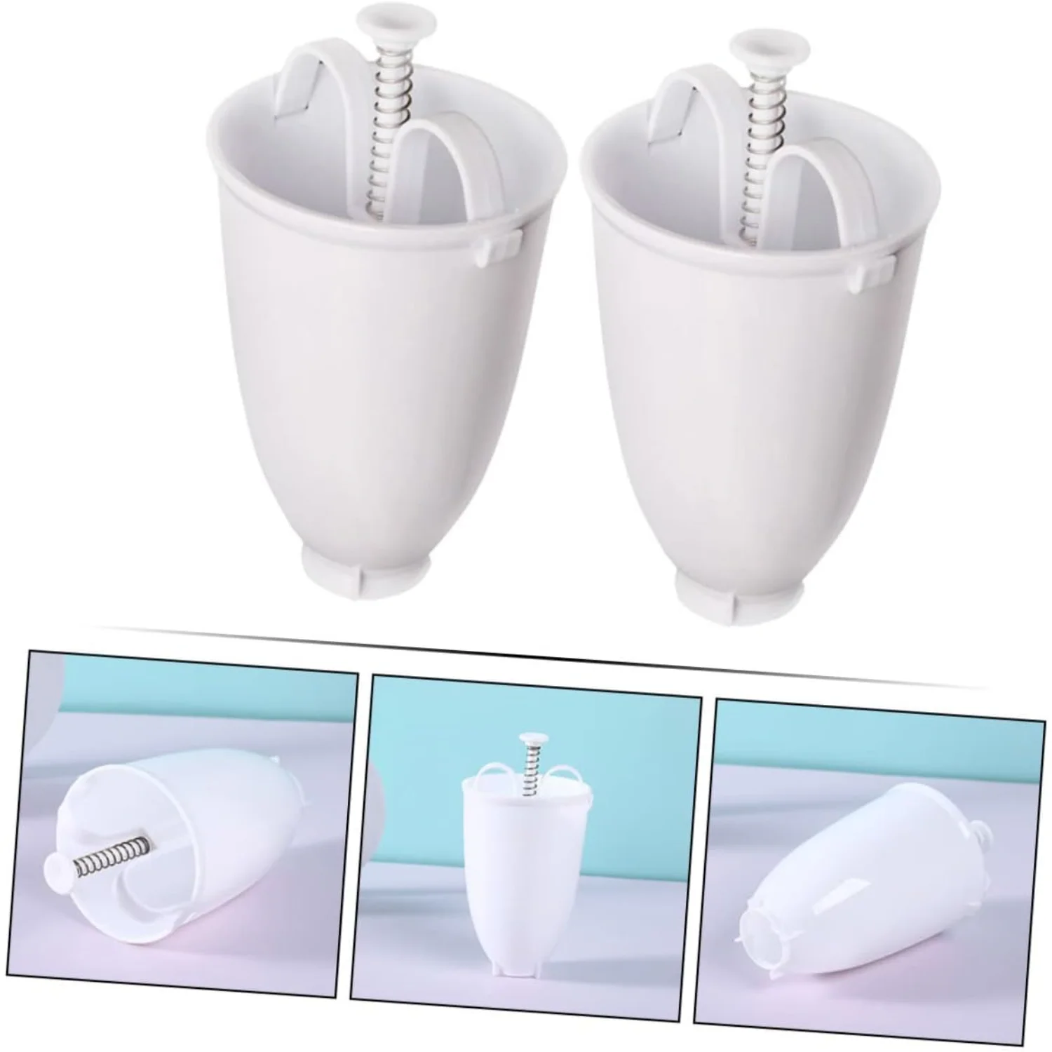 2 шт., мини-форма для изготовления пончиков, пластиковые капельницы, мини-плунжер, мини-форма для изготовления пончиков, ручная форма для изготовления пончиков, одна рука, машина для изготовления пончиков, выпечка