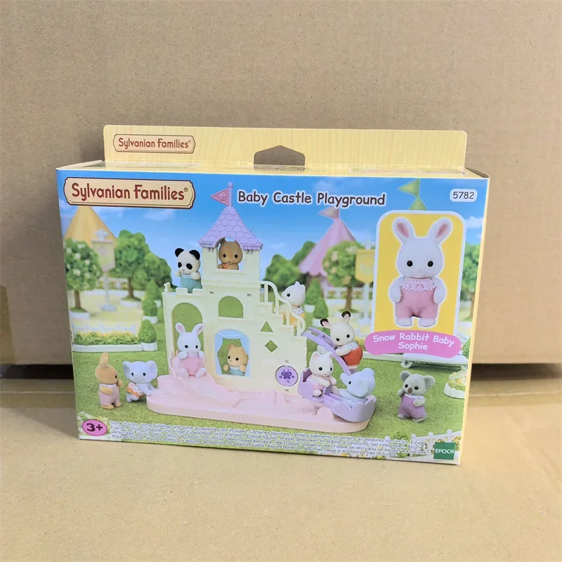 Original Sylvanian Families 2024 Children Toys Anime Figure baby castle play ground  Hot Collectible Doll Birthday Gift For Gril