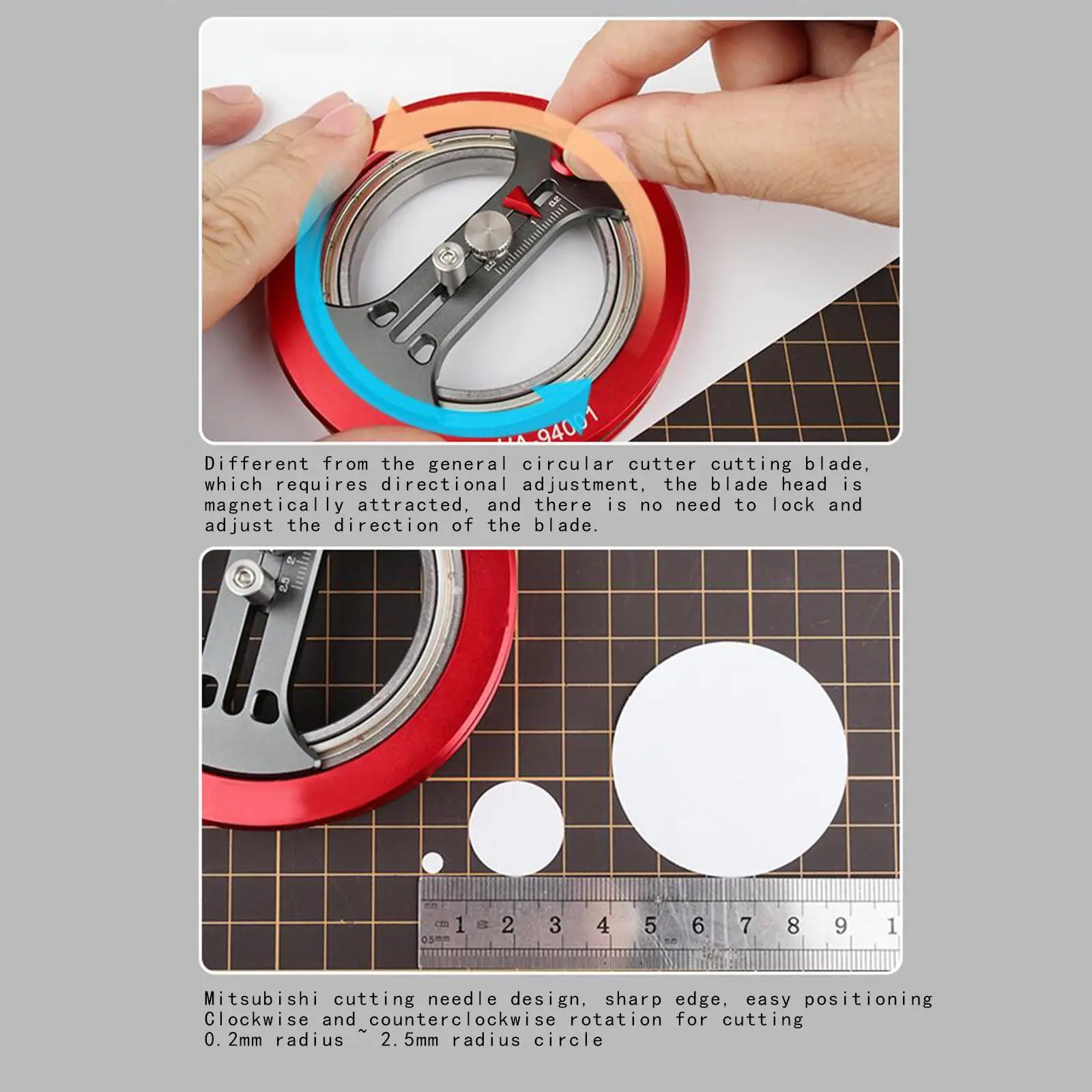 

Circular Cutter Alloy Circle Cutter Tool for Decoration Drawing Model Statue