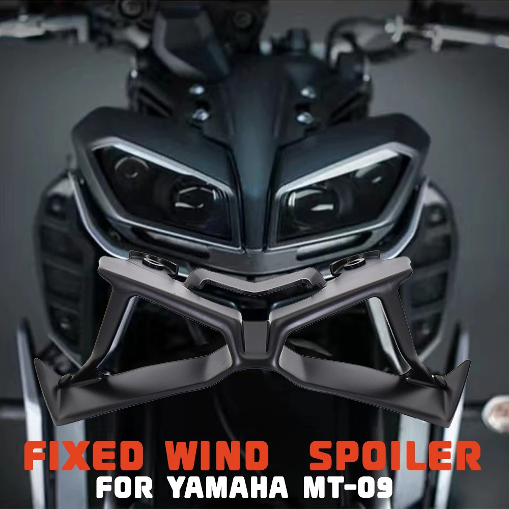 

Подходит для Yamaha MT-09 MT 09 MT09 SP, аксессуары для мотоциклов, голый передний спойлер, аэродинамический комплект крыльев, спойлер 2020-20