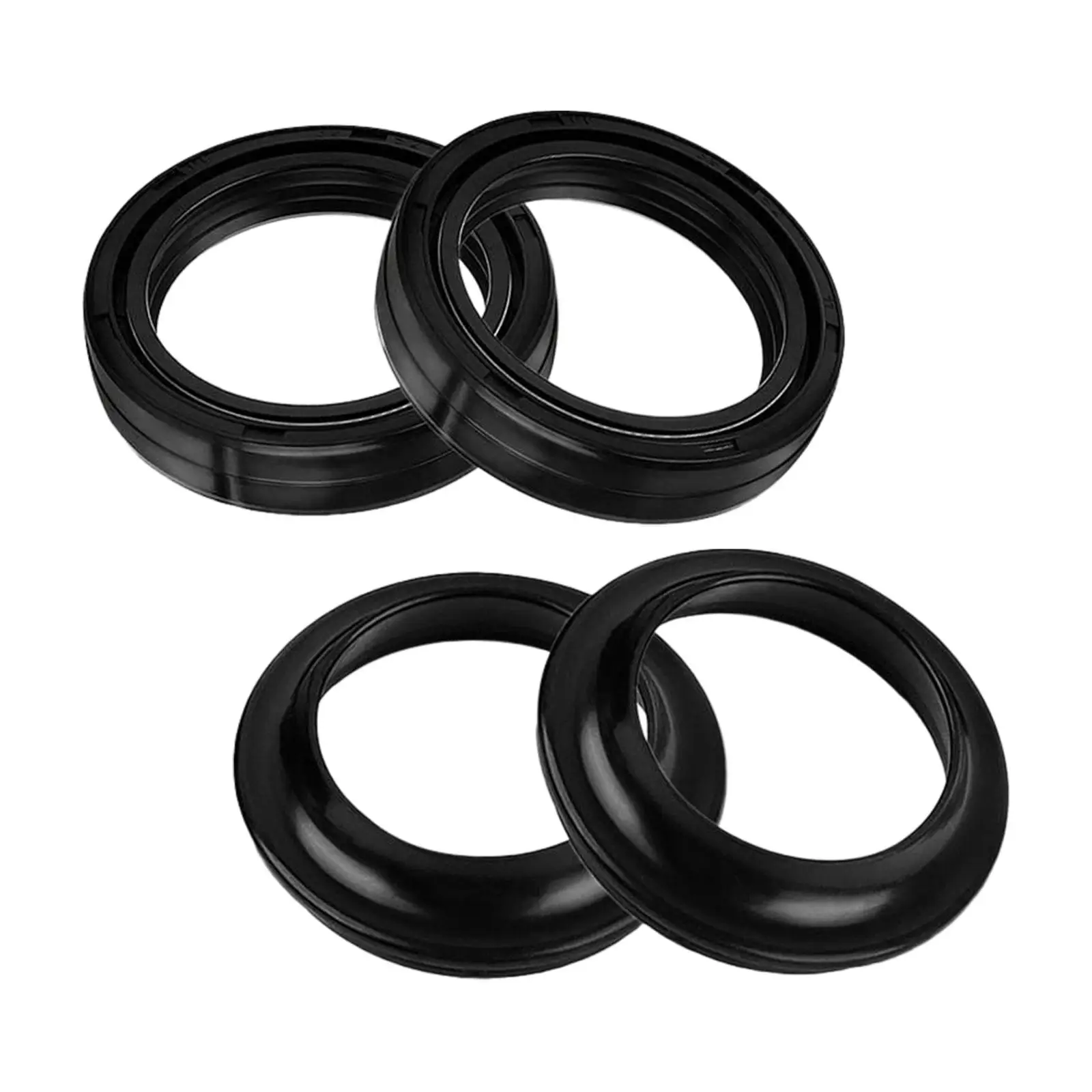 4x Front Fork Oil Seal & Dust Cover 39x52x11mm for Harley XL883N XL1200