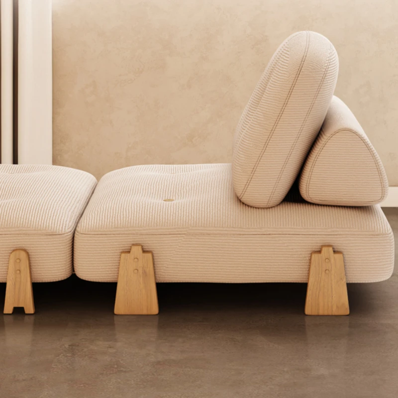 أريكة سرير قابلة للطي ذات غرض مزدوج، أريكة كسولة، مقعد تاتامي، شرفة، كرسي ترفيهي للجلوس والنوم