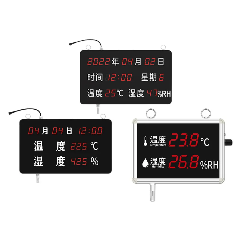 

Temperature and humidity display instrument, electronic digital signboard large screen digital thermometer