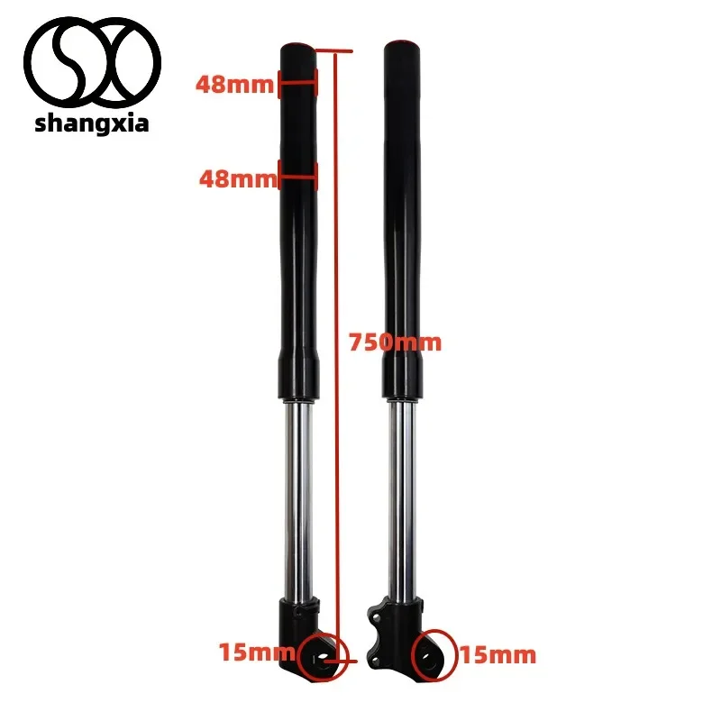 

New Design 48*48mm Oil Filled Customs Motorcycle Upside Down Front Fork 750mm