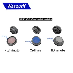 Wasourlf 1 PCS M24 Male Thread Water Saving Aerator 4L for Faucet Tap Bubble Brass Shell Chrome Copper Kitchen Accessories Part