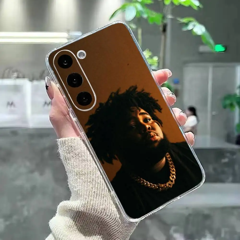 R-Rod wave Rapper Transparent Phone Case For Samsung Galaxy A73,A72,A71,A70,A53,A52,A51Soft Cover