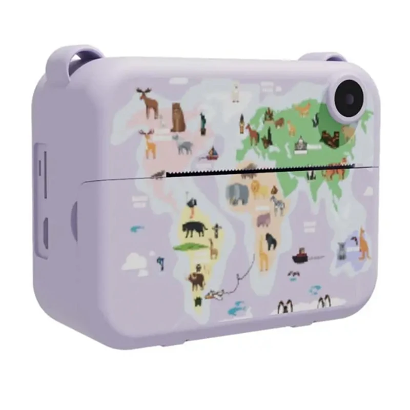 Kids Camera Instant Print Christmas Birthday Gifts For 3-12 Year Old Boys Girls Toys For Kids With 3 Rolls Print Paper