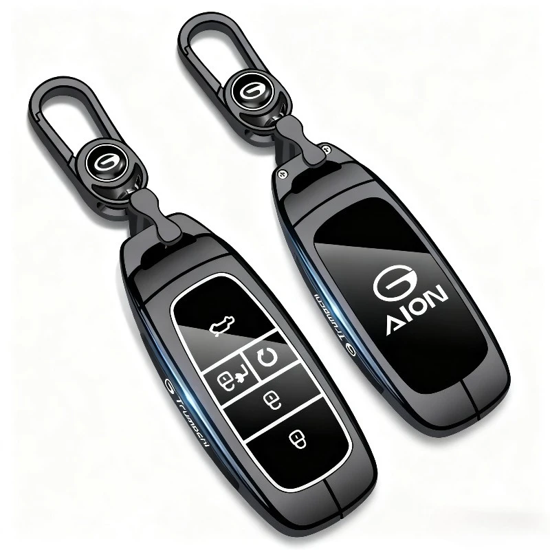 

Protective Zinc Alloy Key Cover Case for GAC Aion S/S MAX/S PLUS/Y/V PLUS/LX - Key Fob Shell Keybag Keychain