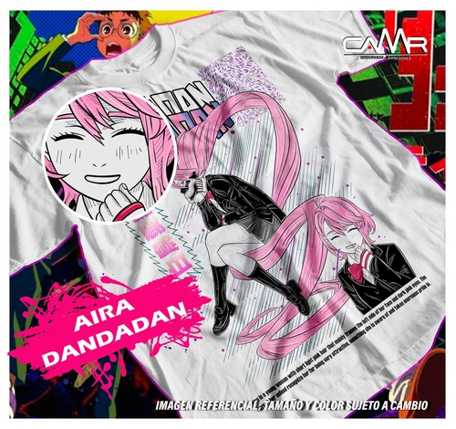 Imagen 2 del producto Camiseta Dandadan Shiratori Aira Cosplay Anime regalo camisa exclusiva