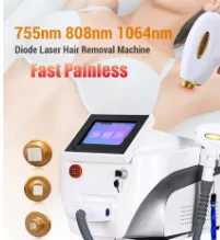 Newest 755nm 808nm 1064nm 3 Wavelength 808nm Diode Laser 808nm laser Hair Removal Machine for salon
