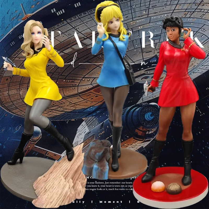 

Звездный трек, серия персонажей фильма, девушка, офицер, KO, фигурки, куклы, украшение для рабочего стола, модель, статуи, модные игрушки, подарки