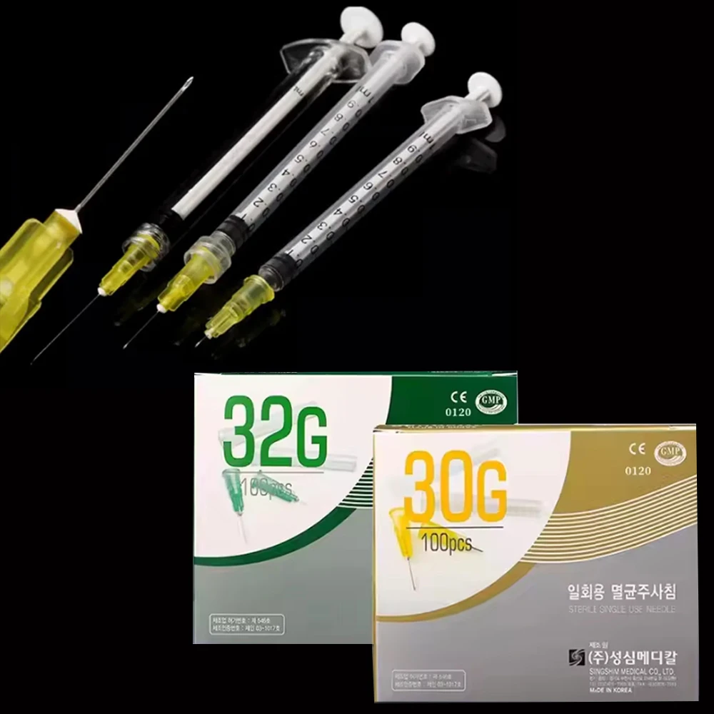 Painless Small 32g 2.5mm Sharp Tip Needle Disposable Packaged for teeth Sterile Needle Eyelid Tool Parts