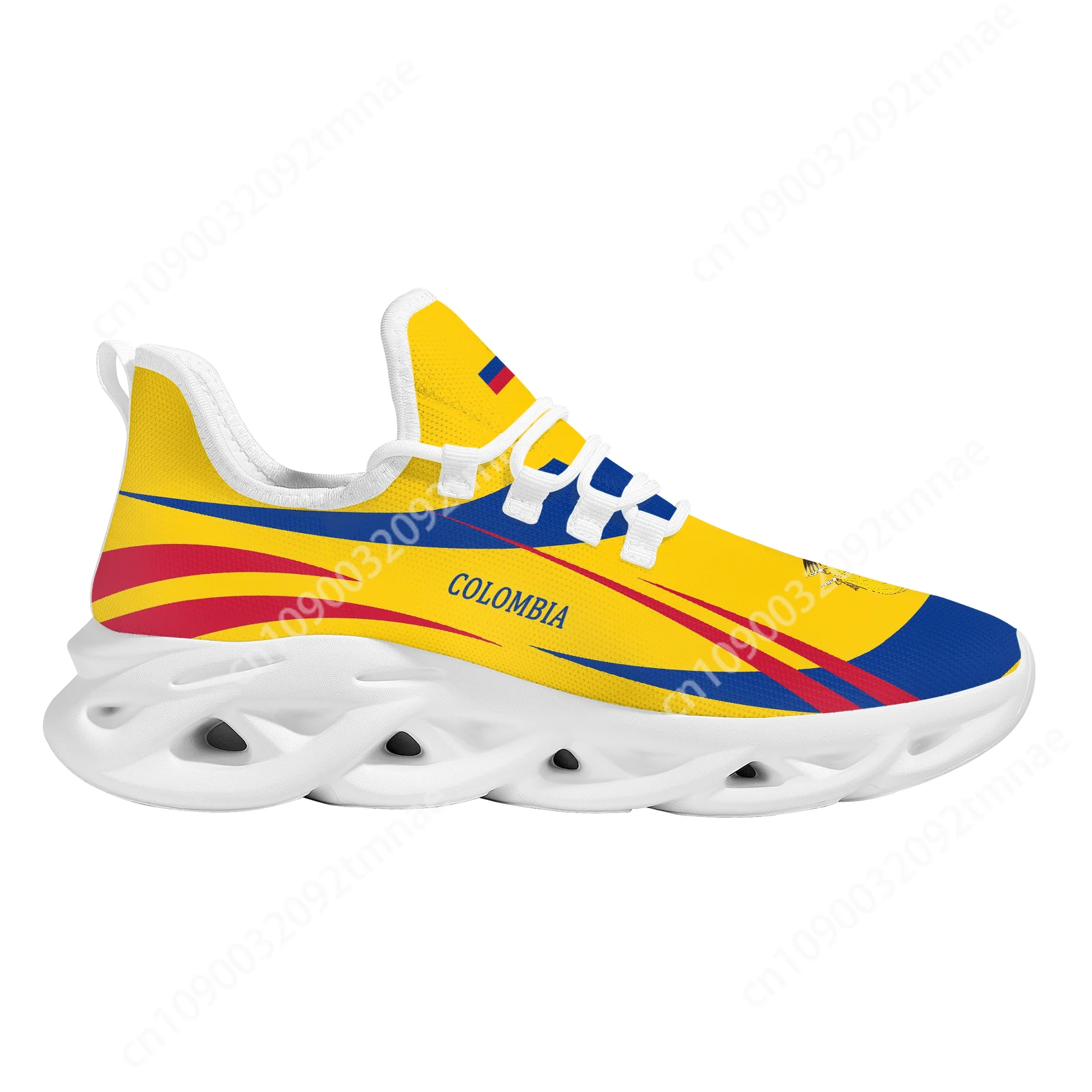 Sapatilhas de design de bandeira cubana respirável, sapatos de plataforma antiderrapantes, sapatos vulcanizados, moda estudantil personalizada, colombiana