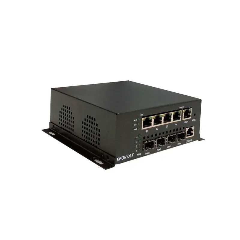 2026 Hot Selling Mini 4port Gigabit EPON OLT All-Fiber Network 4 OLT Fiber Optic Receiver Mini Fiber Optic Equipment