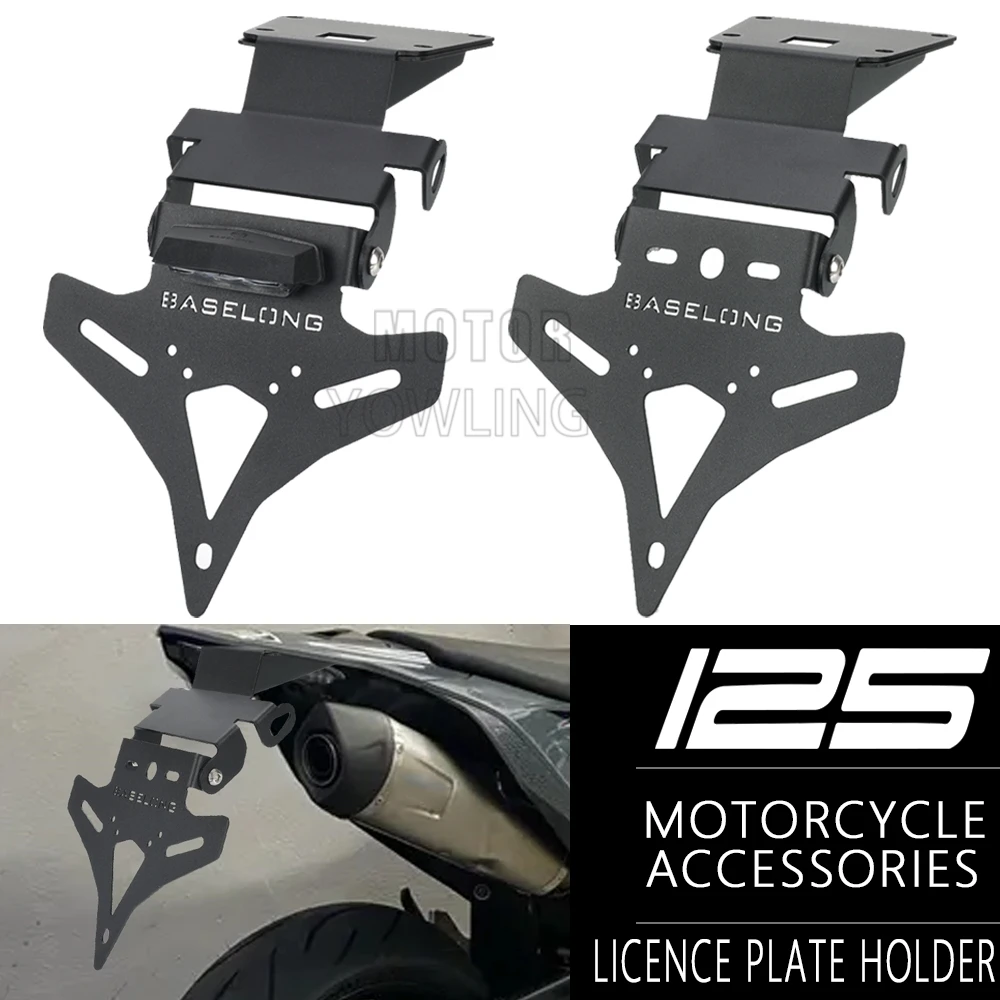 

Motorcycle License Plate Holder Rear Tail Tidy Fender Eliminator Kit Bracket For Duke 125 250 390 Duke250 Duke390 2024-2026 2027