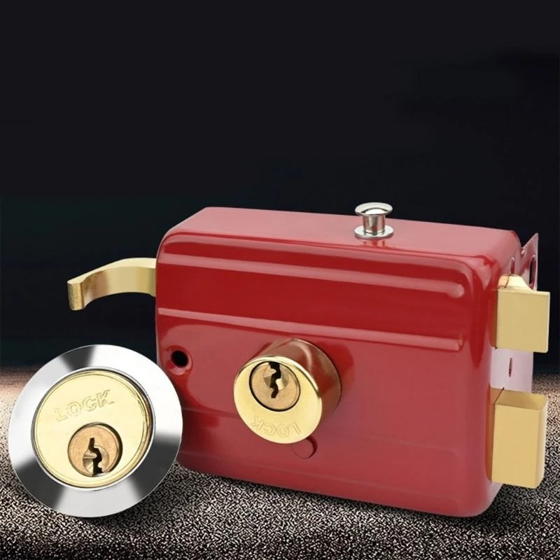 Old Fashioned not Theft Door Lock Stable Iron Door Lock Easy To Install Traditional not Theft Door Lock for Household top sale