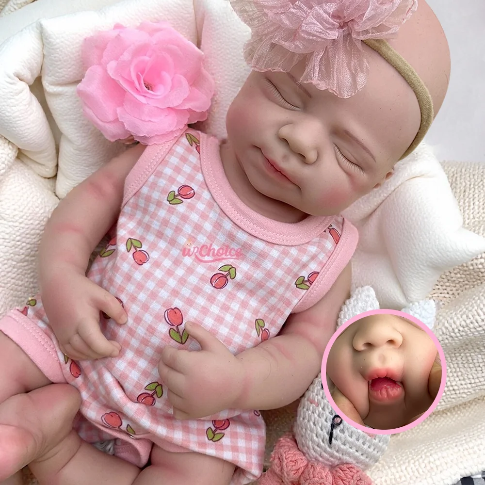 Hand-Painted 20" Pascale Full Solid Silicone Reborn Baby Girl/Boy Waterproof Weighted Newborn Doll Serious Artists Collectors