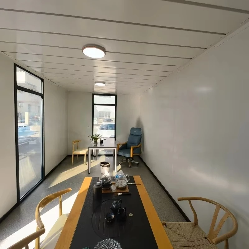 Detachable Prefab Container House Foldable Pod Home Sandwich Panel Cottage Ready Made Modular Living Unit Portable Home