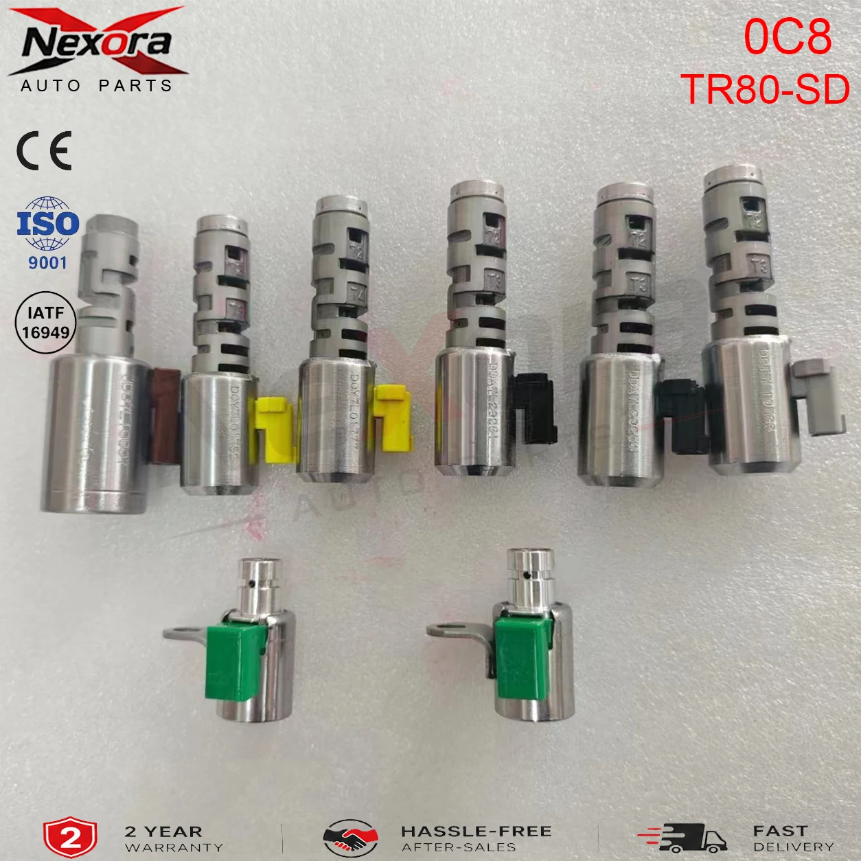 New 0C8 TR80SD 8-Speed Automatic Transmission Solenoid Valve 0C8325039 For Audi Q7 TDI VW Touareg Porsche Cayenne 2010‑2015