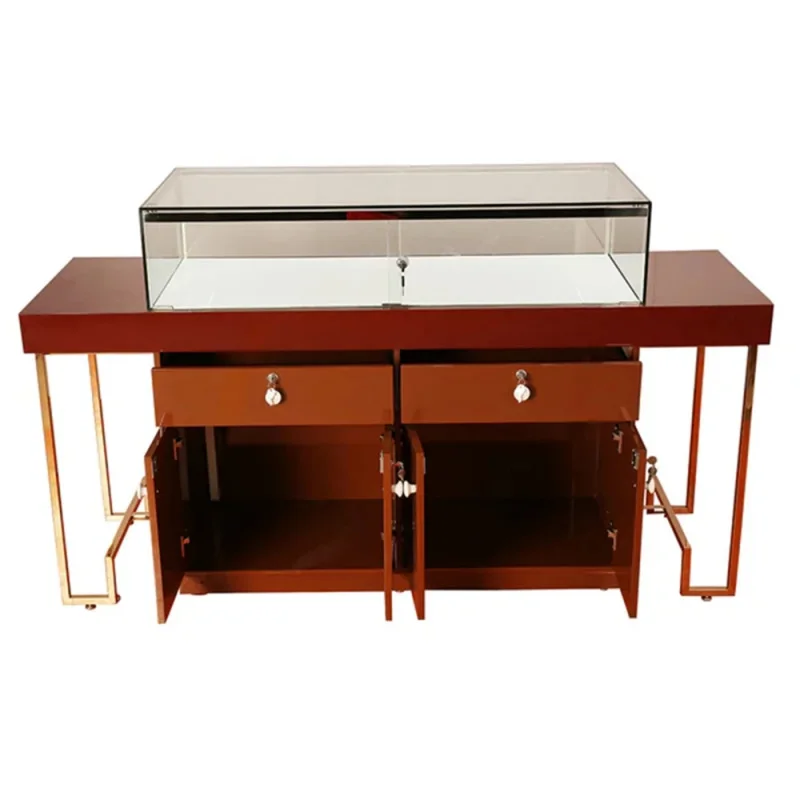 custom.Timeless Unique Design Jewelry showcase Vintage Elegant Cabinet