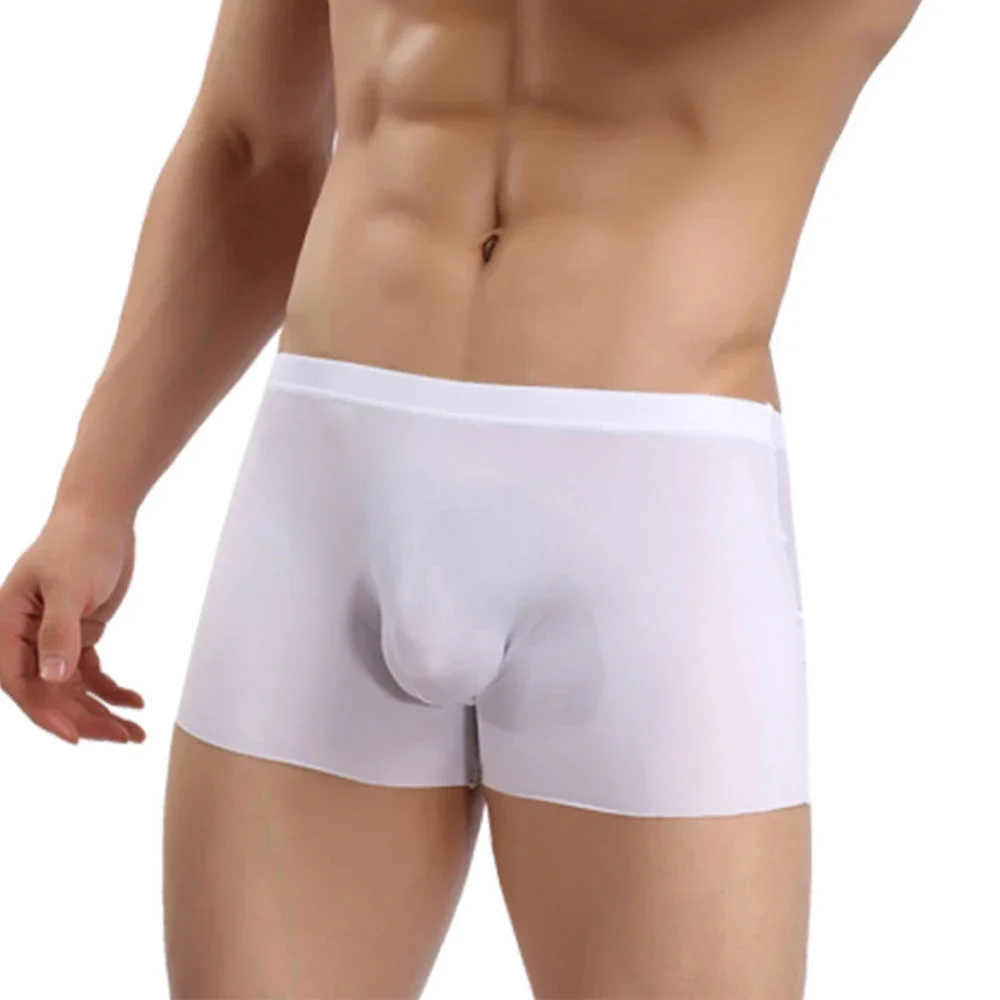Boxers Briefs Mens Shorts Ultra-thin Sheer Underpant Underwear Accessories Breathable Comfortable 2022 Fashion