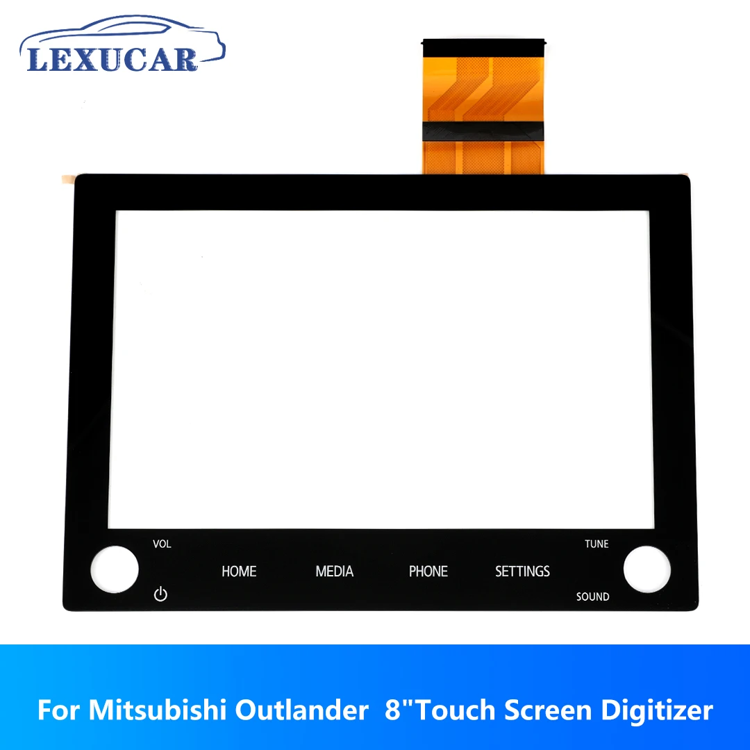 

8 inch Touch Screen Digitizer for Mitsubishi Outlander 2020-2022 Years Knobs Radio 8740A040 8740A130 3AP578 8740A076 8740A104