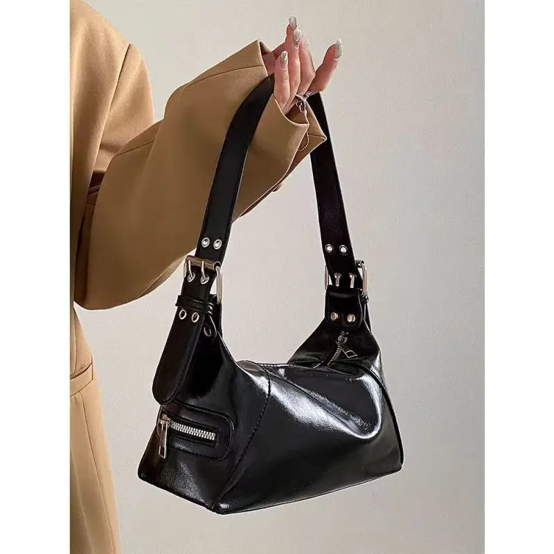 

Модная черная сумка через плечо в стиле Майяра, женская сумка через плечо Spicy Girl, элитная летняя новинка, винтажная сумка