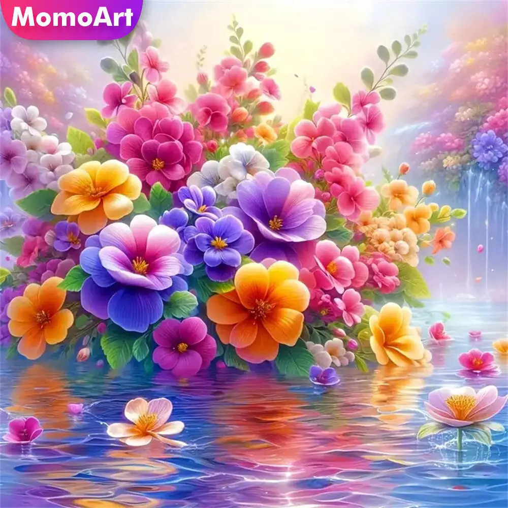 Momoart Bär Diamant Mosaik Tier voller Runde Diamant Malerei Mond Stickerei neue Ankunft handgemachte Hobby