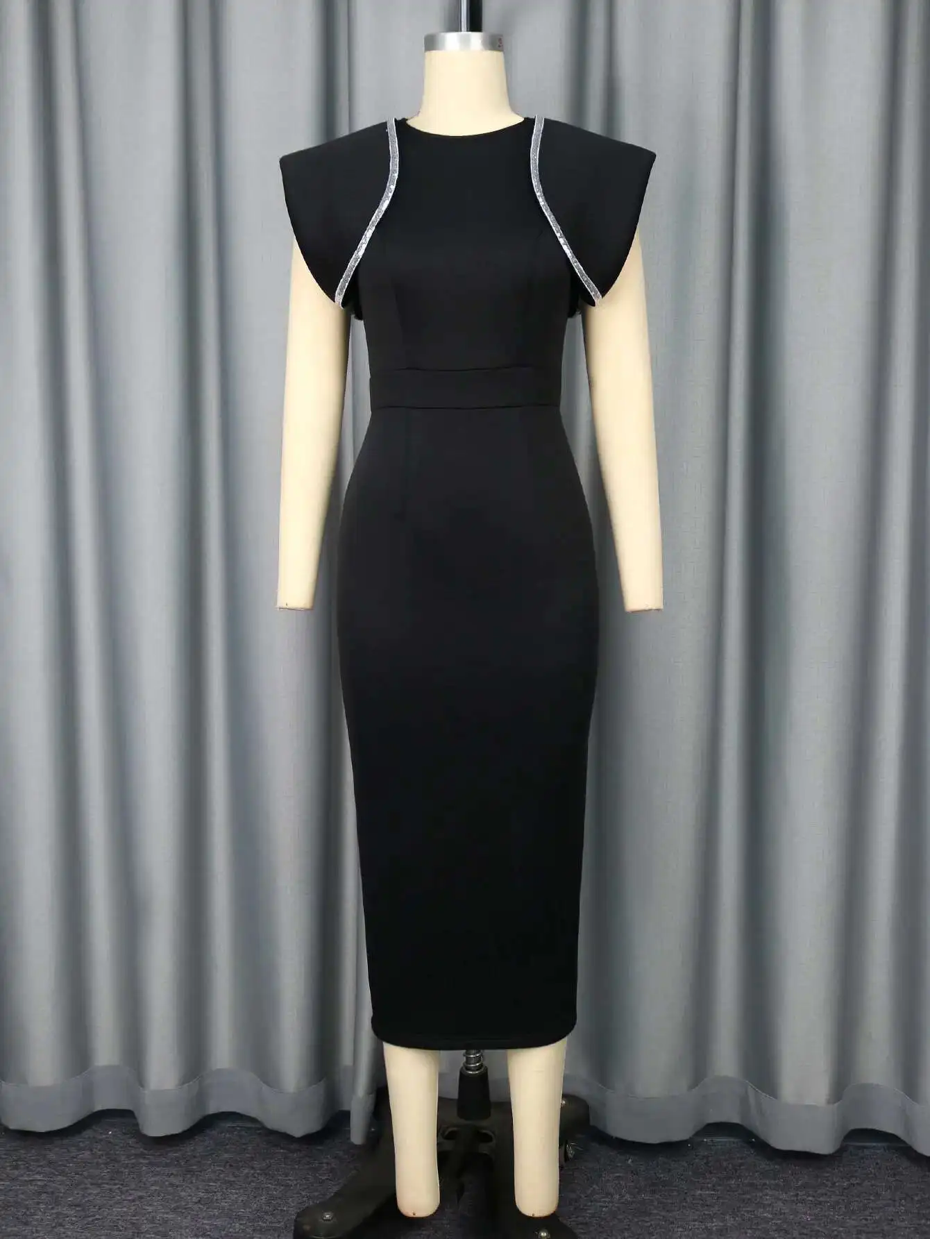 

Elegant Round Neck Dress High Waist Slim Fit Split Elegant Evening Dress Party Dress 2025 Summer Dress Robe Vestido Women women