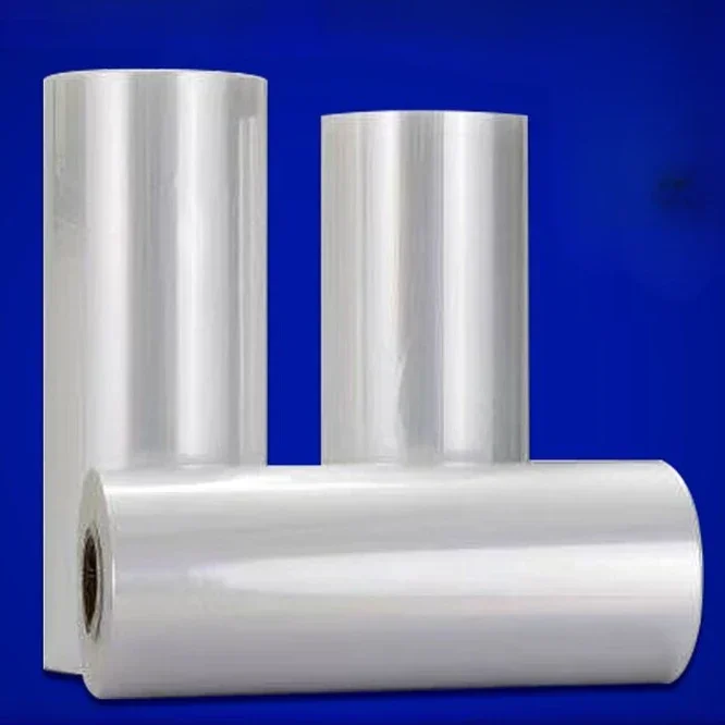 Food Grade POF Heat Shrink Films Shoe Cosmetic Packaging Sealing Fold Membrane  Multi Dimensional Shrinkable Cylindrical Film