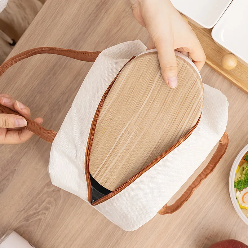 Borsa per il pranzo portatile borsa per Bento Box borsa termica di grande capacità contenitore per la cena da Picnic scuola per conservare gli alimenti freschi Tote