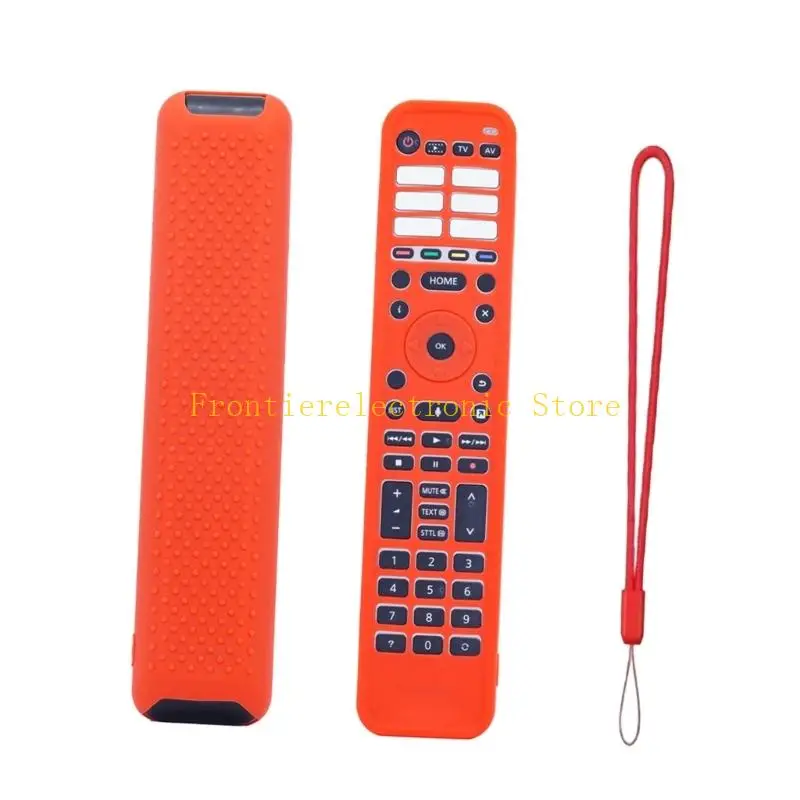 G8DB Comfortable Remote Control Protector Not Slip Silicone Cover Flexible Remote Case for Remote N2QBYA 000060 Model