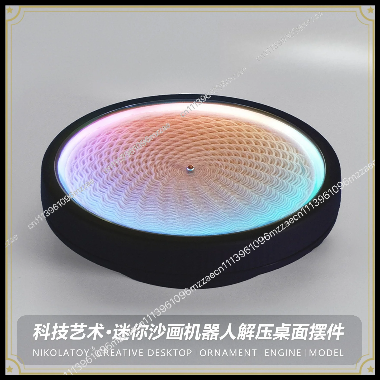 Mini Sand Painting Robot Decompresses Tabletop Ornament