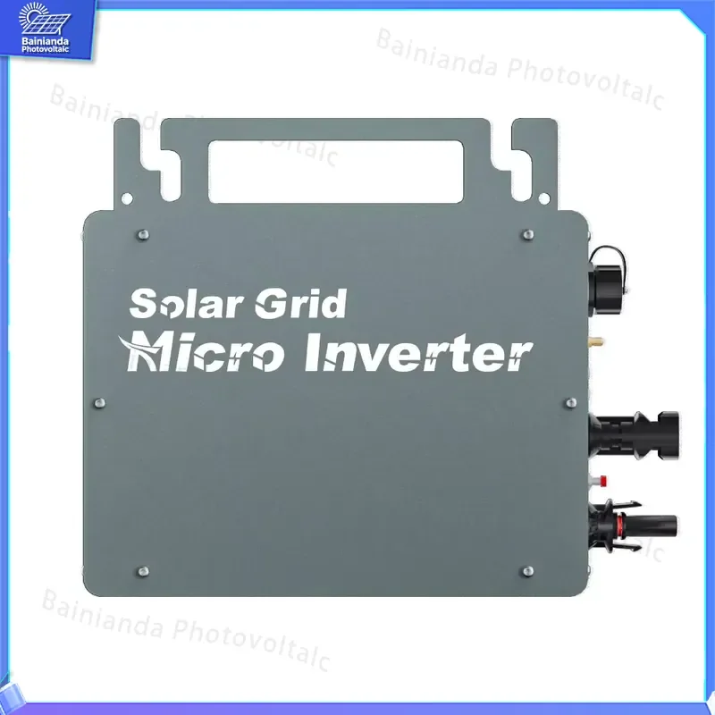 Solar Micro Inverter for Grid-Tied PV System MPPT 300W 400W 600W 800W 1000W 110-230V Wide Input Voltage IP67 Waterproof