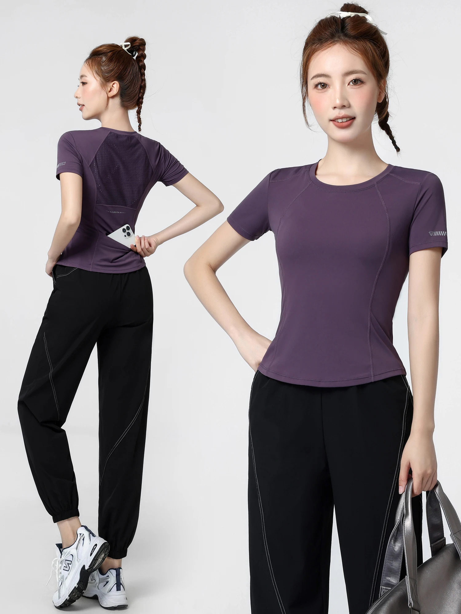 夏用スポーツスーツ レディース 2025年新作 通気性抜群 フィットネスウェア プロ仕様 マラソン ランニングウェア 速乾性 モーニング...