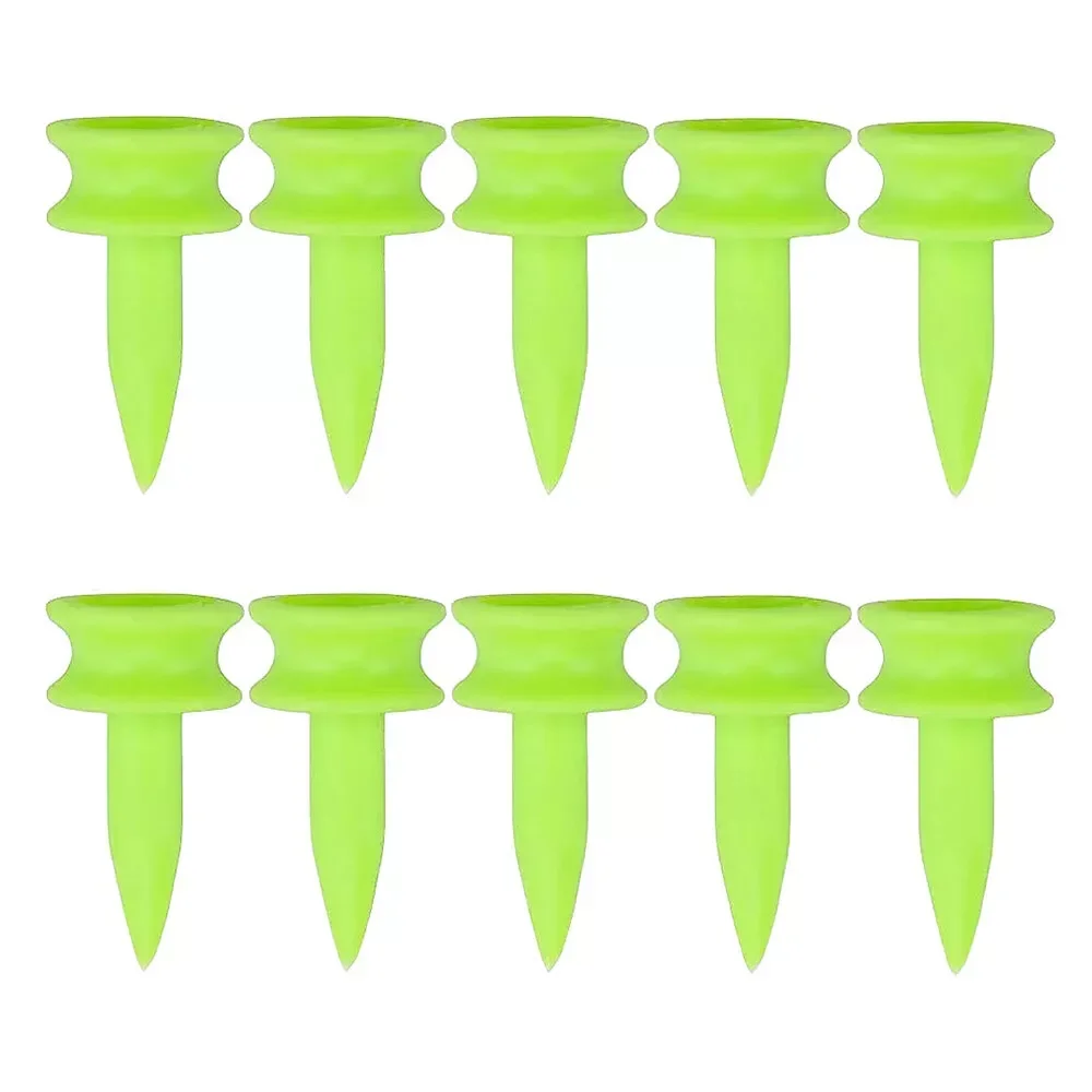 100Pcs/Pack Professional Golf Tees 25MM 0.98' Castle Green Golfer Accessory Plastic Golf Tees Perfect For Teeing The Ball