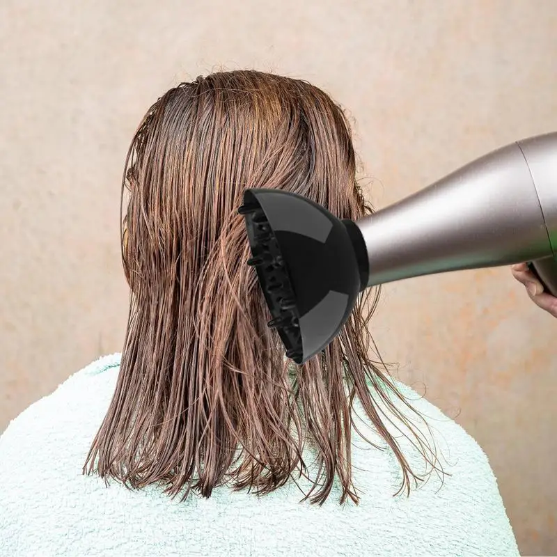 العالمي مجفف شعر الناشر غطاء قابل للتعديل الأسود الشباك مجفف الشعر غطاء الحلاق الشعر الناشر صالون المنزل أدوات تصفيف مجعد #5