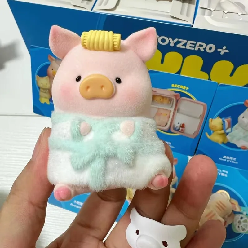 Caja ciega de la serie Lulu The Piggy Stay With You, figura de Anime Kawaii, colección de cajas misteriosas, modelo de juguete, regalo sorpresa para niños