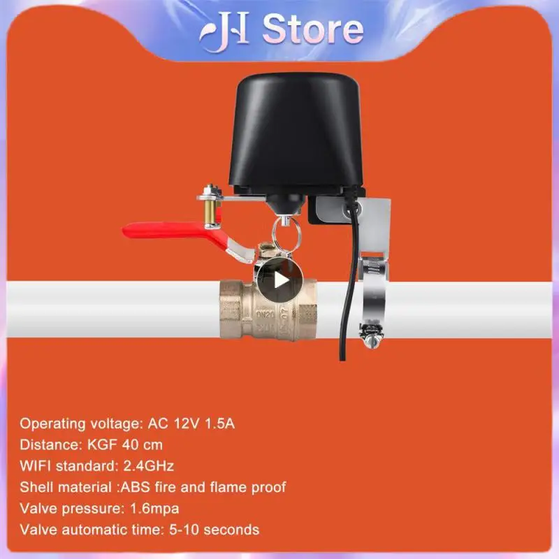 Tuya Zigbeei Valve Manipulator Water Valve Air Valve Controller, Compatible with Amazon Alexa, Google Home and Tmall Genie