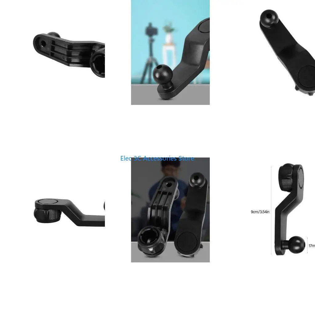 Y51A Rotating Bracket Extender Rod Female to Male Head 17mm Ball Joint Extension Arm