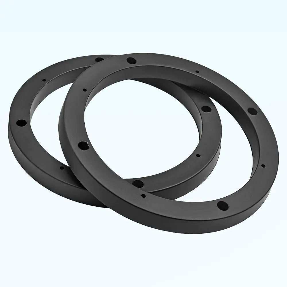 Practical 4/5/6.5 Inch Speaker Spacer Pad Universal Black Speaker Adapter Ring Plastic Speaker Spacer Ring For Autoradio