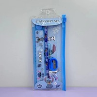 Stitch Student Kindergarten Stationery Children Cartoon Stationery Pencil Set Portable and Small Set for The Start of School