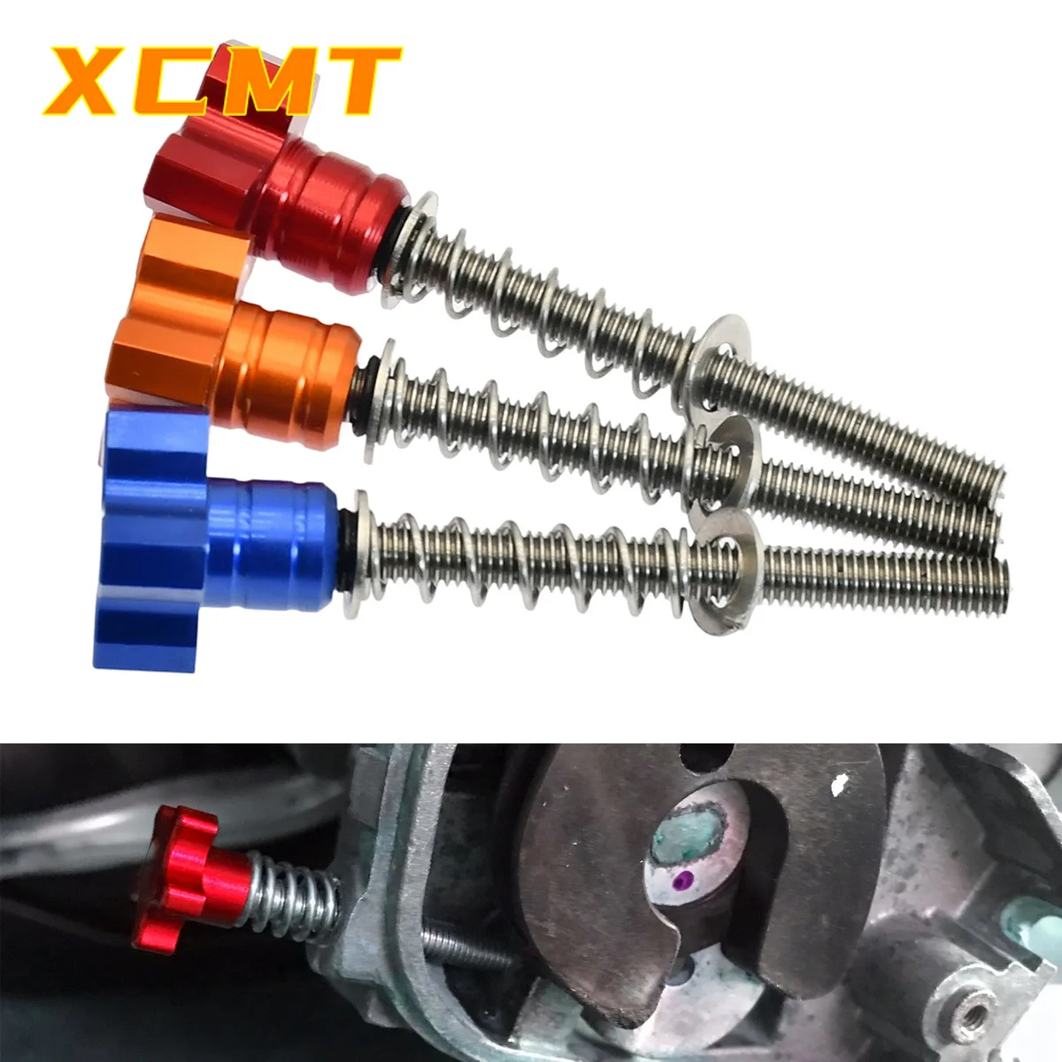 

For KTM EXC250 EXC300 XCW250 XCW300 TPI 2018-2023 XCW150 TPI 2020-2023 2022 Throttle Air Speed Idle Screw Bolt Adjuster