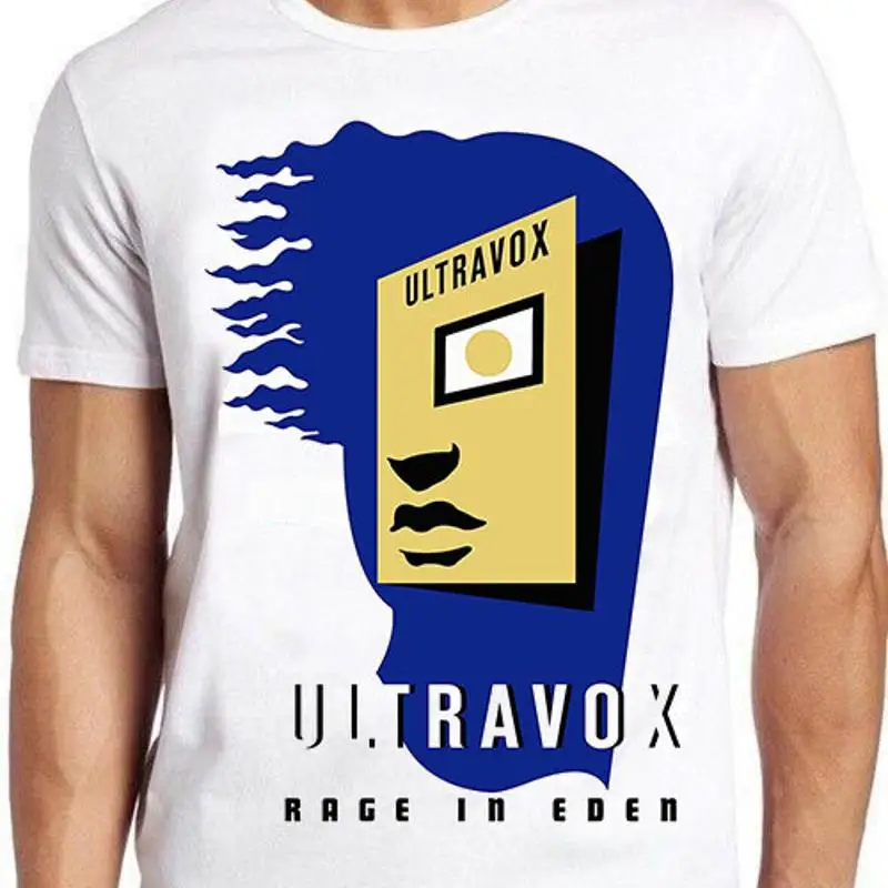 Ultravox Rage In Eden nueva ola Pop Retro Cool Top regalo camiseta 44