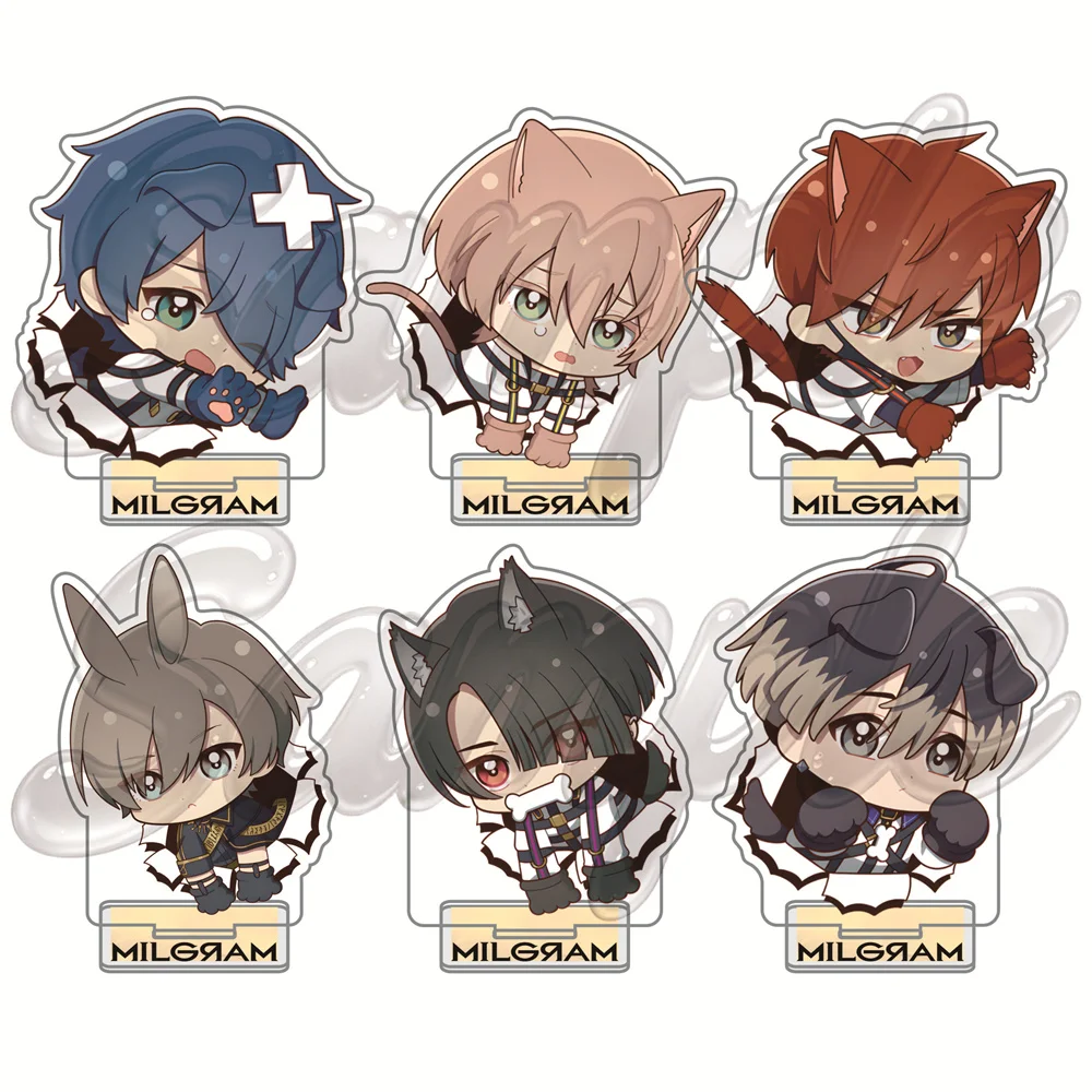 Anime MILGRAM 10cm Acrylic Stand Yuno/Futa/Mu/Shidou Desktop Decorations Accessories Decor Gifts Exquisite Products Keychain
